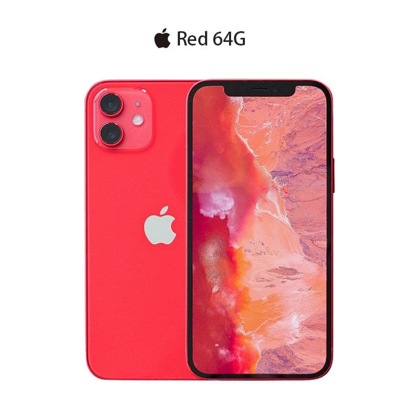 iPhone 12 5G Red color 64GB
